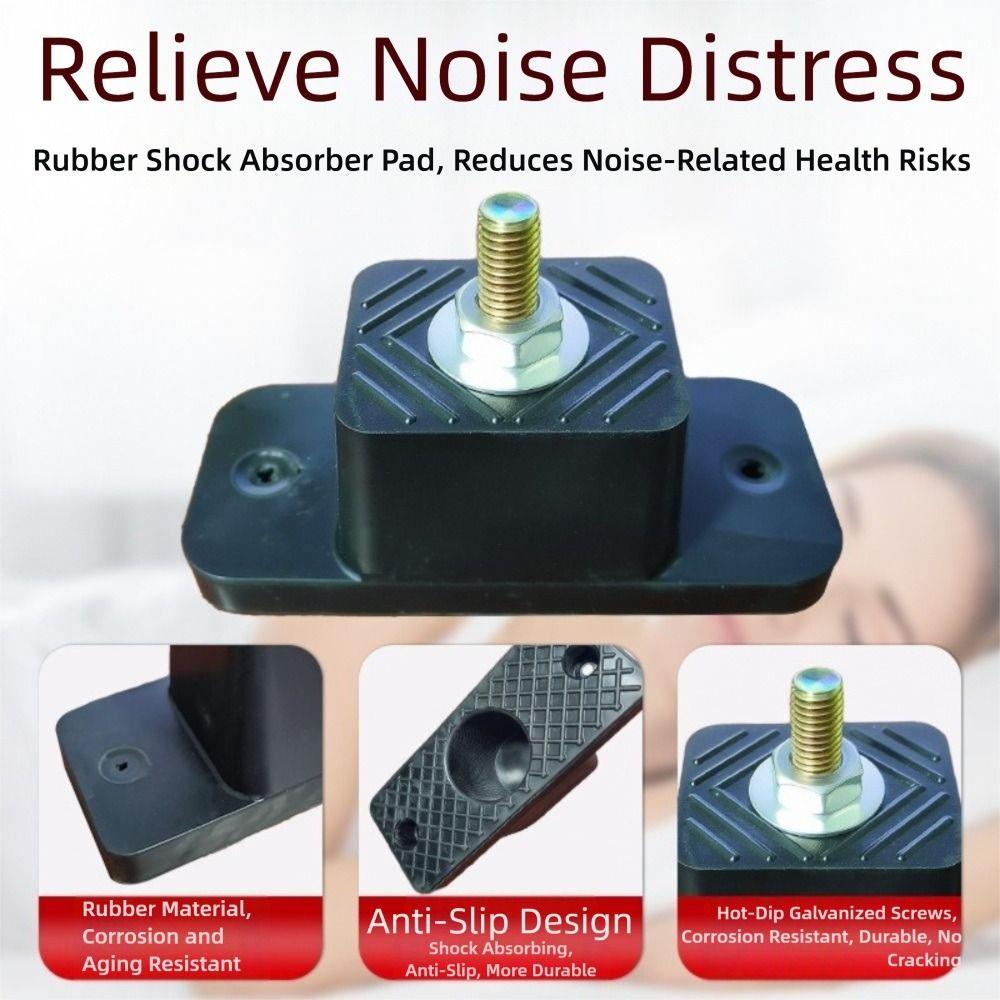 Rubber Air Conditioner Bracket Cushion Universal Vibration Isolator Anti-Vibration Isolator Pads
