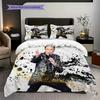 Bettwäsche Johnny Hallyday Bühne (1 Bettbezug + 2 Kissenbezüge, ohne Füllung) 2D flaches Bettbezug und Kissenbezug Bettwäsche-Set Weihnachten Geburtstagsgeschenk