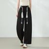 Baitu Women's High-Waist Wide-Leg Trousers