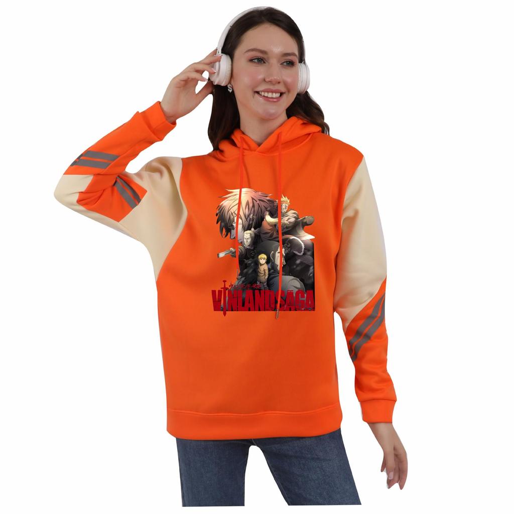 VINLAND SAGA Ice Sea War Hoodie: Unisex Autumn/Winter Color Block Fleece