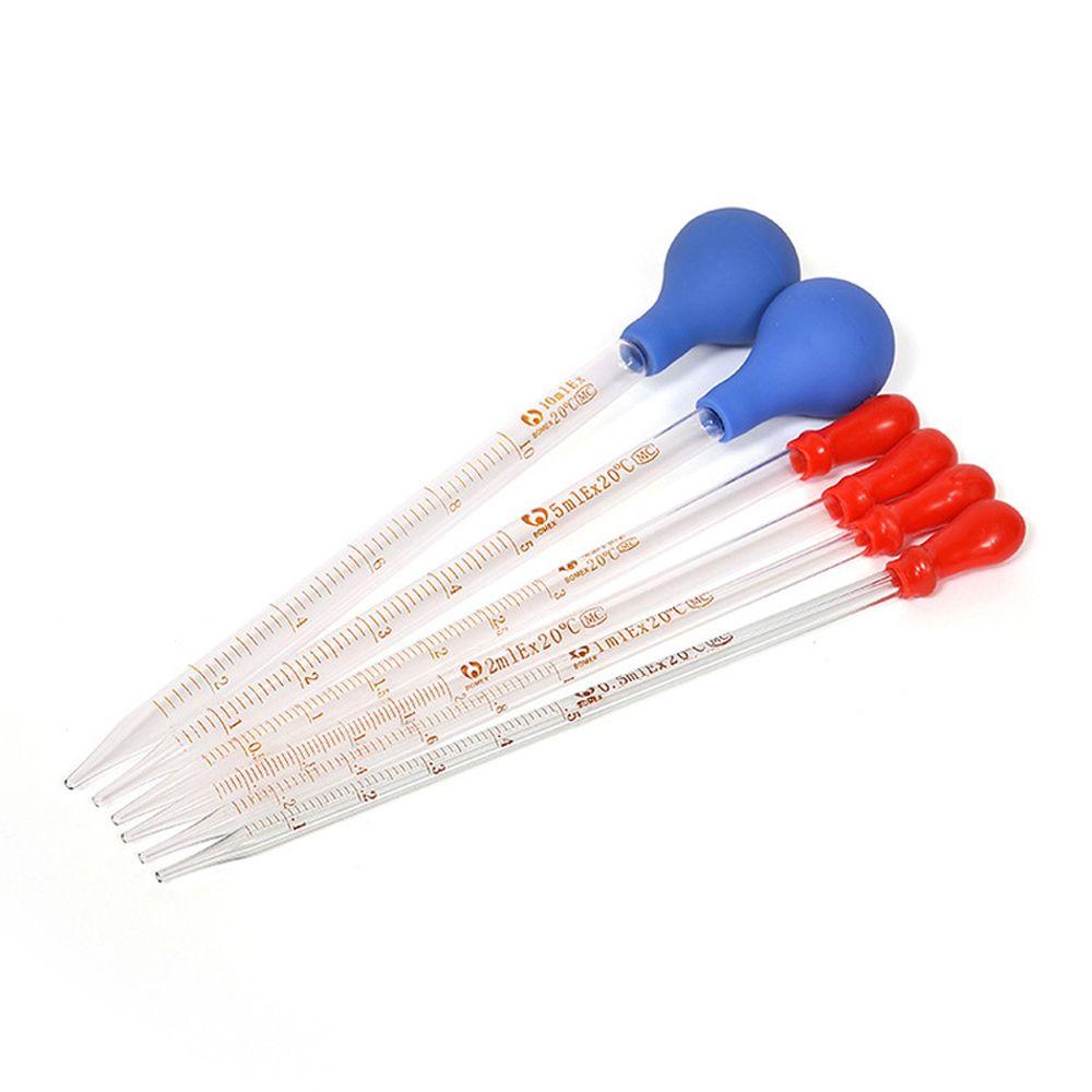 Blaue Pipette Pipett Mit Skala Glaspipetten Skala Tropfer Gummikopf