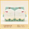 Boys Winter Knitting Cute Dinosaur Kindergarten Half Finger Flip Writing Cold Wool Children's Warm Gloves