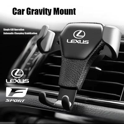 Auto Handyhalter Schwerkraftsensor Auto-Klemmung Universelle Halterung für Lexus IS250 IS200 CT200h GS300 LS430 RX450h LX570 IS300 ES300h