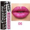 Skull Glitter Waterproof Long Lasting Moisturizing Advanced Matte Lipstick Nude Lip Makeup