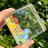 10pcs Handmade Transparent Photo Magnets Acrylic Fridge Magnets Material Kit DIY Fridge Magnet Kit