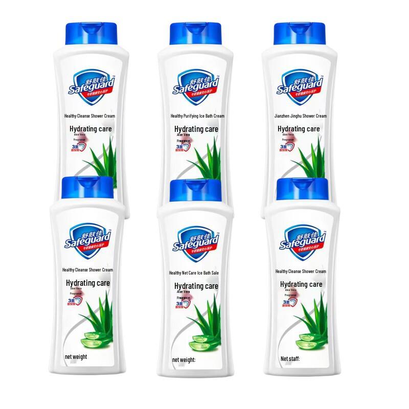 Safeguard Refreshing Aloe Vera Shower Gel (6-Pack)