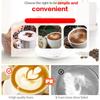 Double Layer Design Manual Milk Frother 800ML Capacity Stainless Steel Milk Frother  Coffee Making