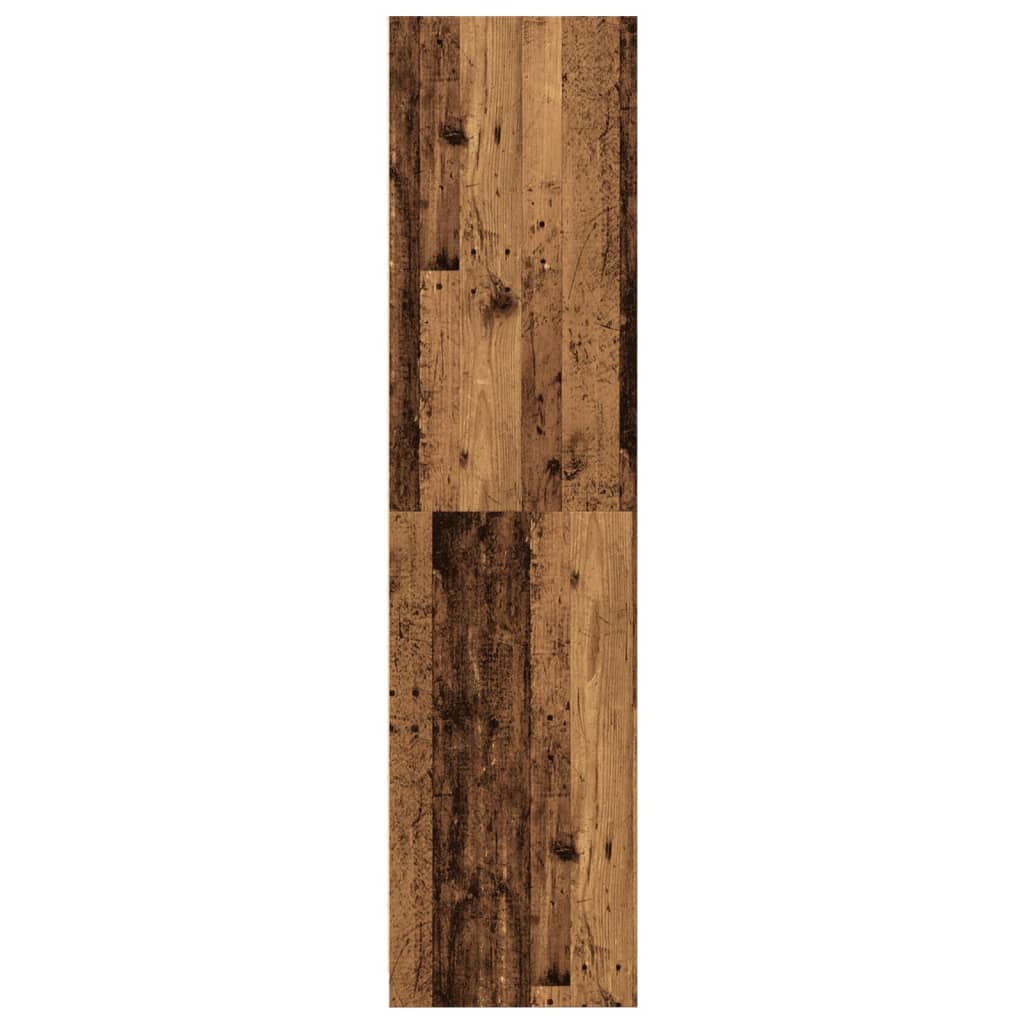 Wardrobe with Vintage Wood Look 50 X 50 X 200 Cm Engineered Wood