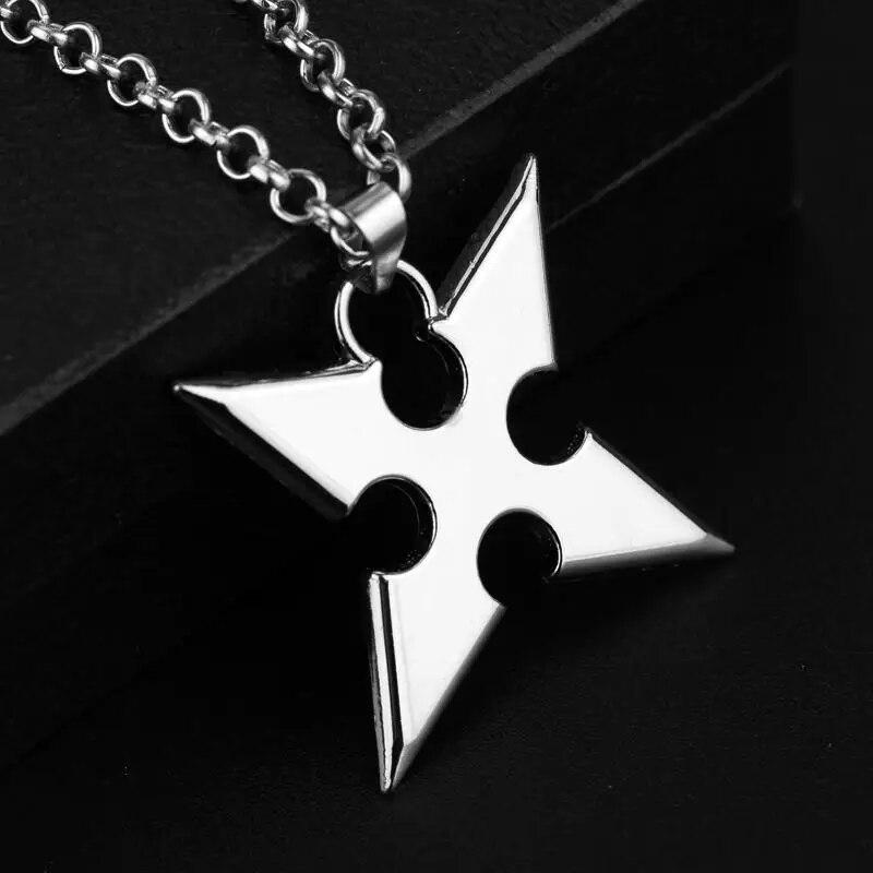 Fashion Jewelry Kingdom Hearts Sora Crown Choker Necklace Handmade Costume Key Charm Pendant Chain Adornment