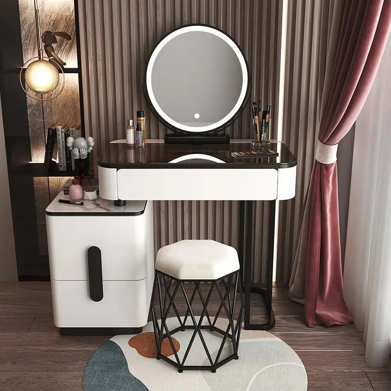 Mirrors Makeup Dressing Table Drawer Lighting Led Living Room Dressing Table Bedroom Household Home Furniture