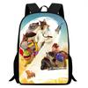 Zaino Scolastico per Bambini Studenti Elementari - Design Cartone Animato Grande Capacità Supporto Ergonomico Tessuto Oxford Traspirante