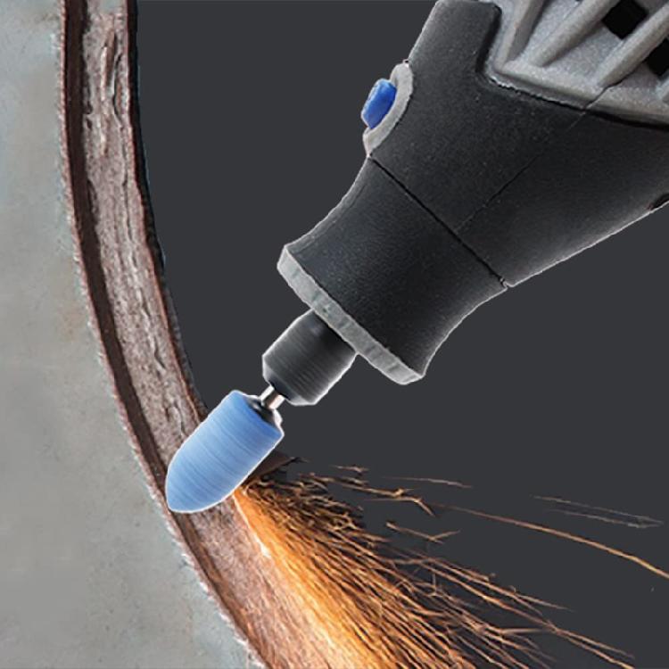 10 Pcs Professional Blue Abrasive Stone Polishing for Head Mounted 3mm Shank Too