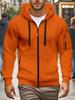 European Size Spring and Autumn Men's Sweater Hooded Zipper Multi-pocket Jumper Men's Sports and Leisure Jacket