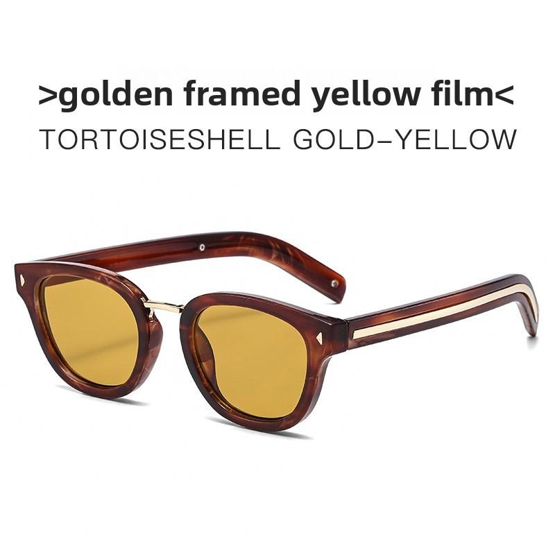 Retro Oval Sunglasses With Lenses And Frame For Outdoor Sports Fashion