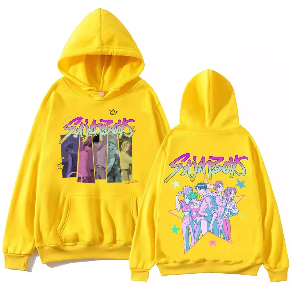 Unisex Adule Hoodies & Sweatshirts KPop Devil Hunter Fashion Print Adult Casual Loose Hooded Sweatshirt