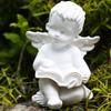 Creative Angel Figurine Cute Garden Miniature Sculpture Painted Little Angel Statue  New Year