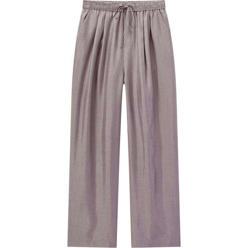 EICHITOO Women s Acetate Draped Wide-Leg Pants M