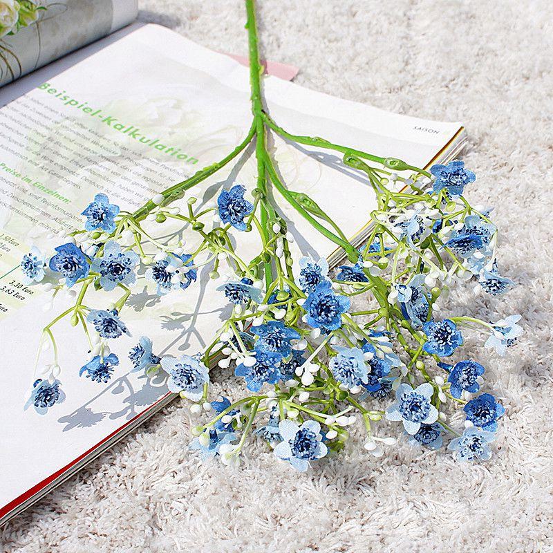 Artificial Flower Babysbreath Festive Party Wedding Bride Bouquets Outdoor Garden Ornaments Home Table Center Handmade Box Decor