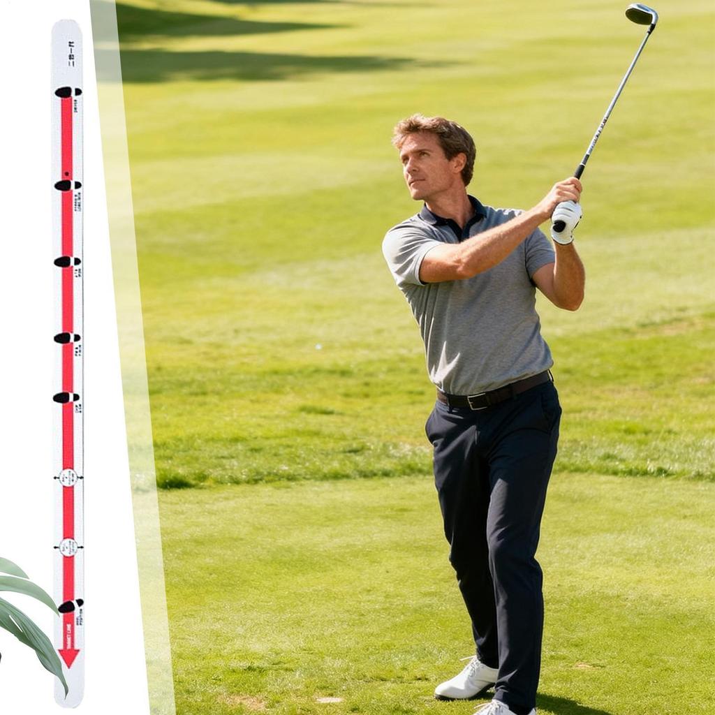 Golf Putting Training Aid Portable Practice Rail Golf Putting Alignment Rail for Skill Development Game Improvement Indoor