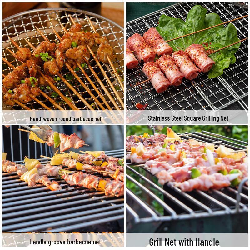 ZISIZ Stainless Steel BBQ Grill Mesh