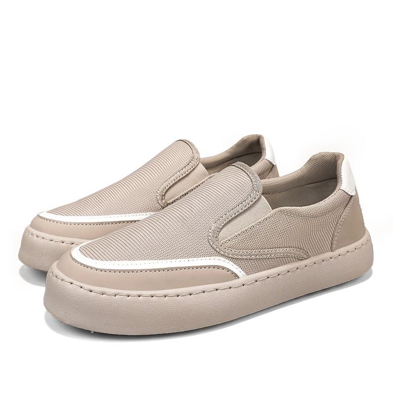 Fashion 2025 Summer New Breathable Mesh Cloth Shoes Lightweight Men's Canvas Casual Shoes Mesh Surface Light Luxury Cloth Shoes