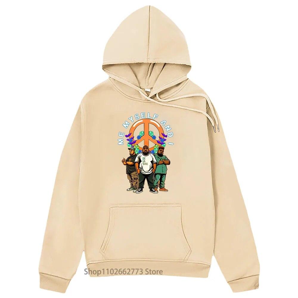 De La Soul Anime Graphic Sweatshirts Hippie Cartoon Tops Cute Unisexga/comic Hoodies Long Sleeve Clothes Unisex/women Y2k Sudaderas