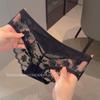 2025 New Style Women's Sexy Low Waist Lace Panties with Pure Cotton Crotch