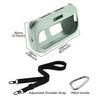 Silicone Case Cover Travel Protective Carrying Pouch with Shoulder Strap for Bose SoundLink Flex 1st Gen 2nd Gen BT Speaker