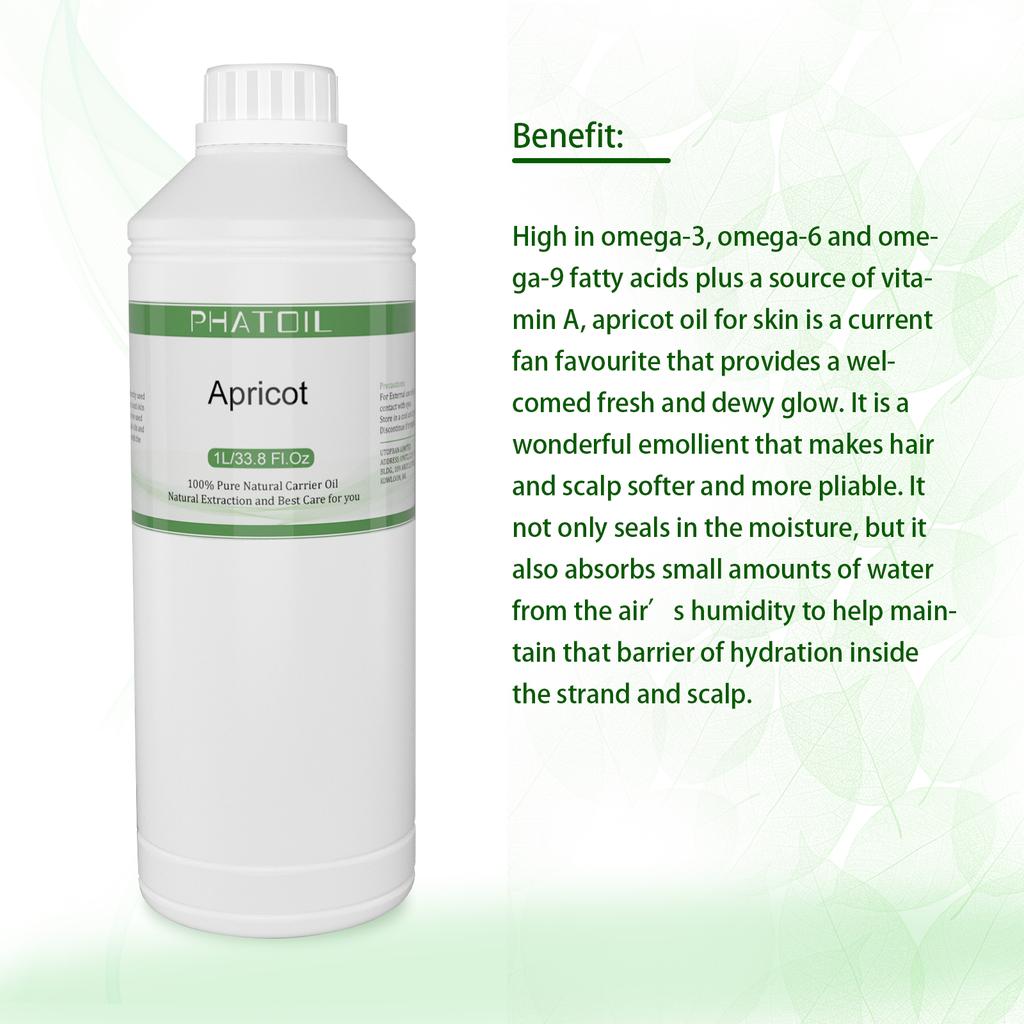 PHATOIL 1000ML/33.8FL.OZ Carrier Oil for Body Massage Hair and Skin Care, Rosehip Olive Avocado Jojoba Oil Healthy Care