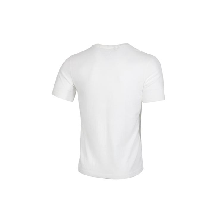 Nike T Shirts Men's White Crew Neck Moderate Straight Fit CK2382-133