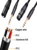 Audio cable 6.3 mm / XLR, 1.5 m, gold