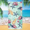 Sommer-Cocktail-Thema Strandtuch, Wassermelonen- & Zitronen-Print Saugfähiges Urlaubs-Handtuch