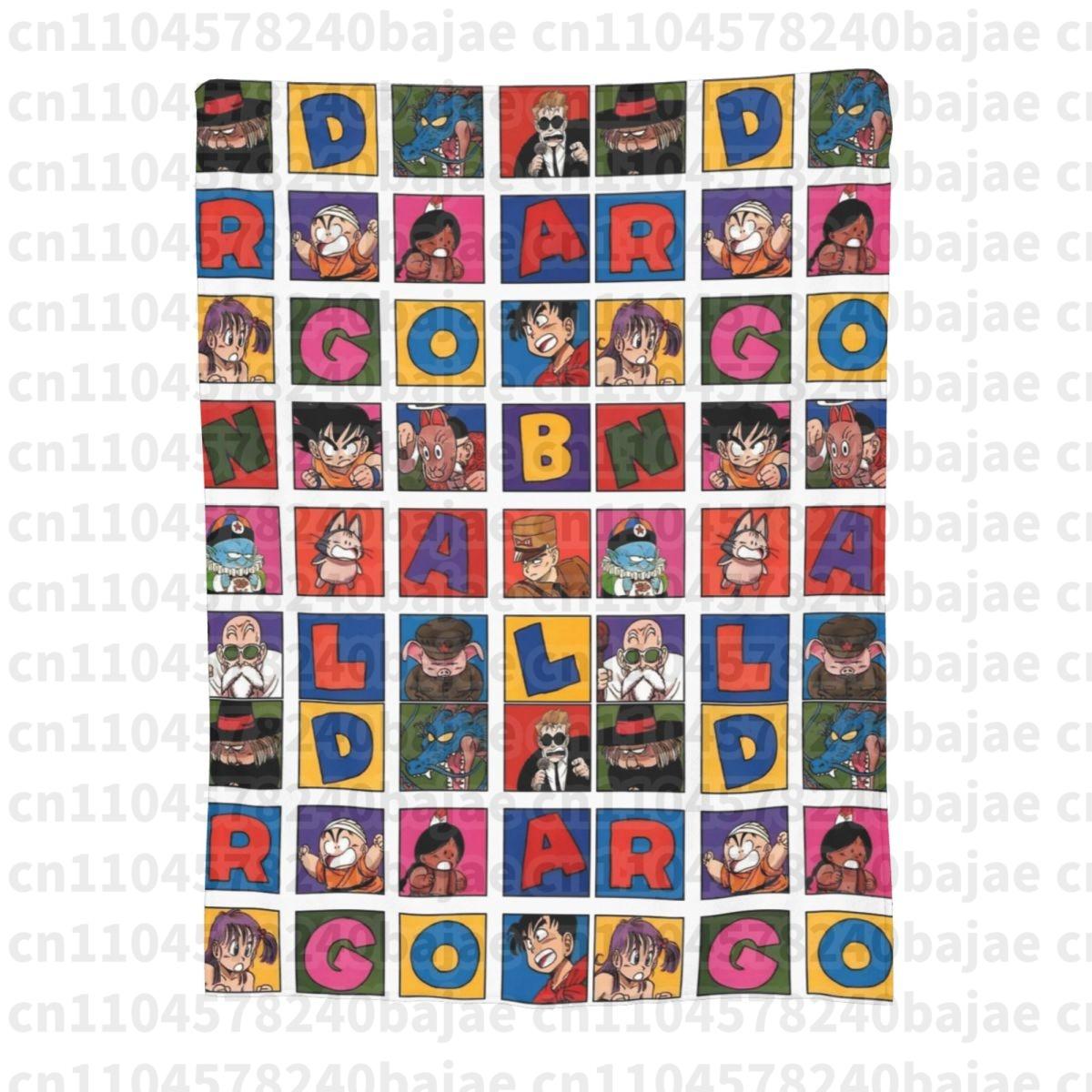 

Dragon Ball Majin Buu Charms Plush Blankets Awesome Throw Blanket for Bed Sofa Couch 125*100cm Rug Piece, 75x90cm