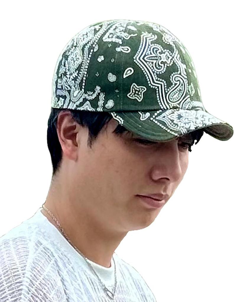 Nakota Reversible Umpire Paisley and UV Deep Summer Simple Solid Size L Cap, Men's Women's, Protection, Hat, Cotton, Color, Unisex, Khaki,