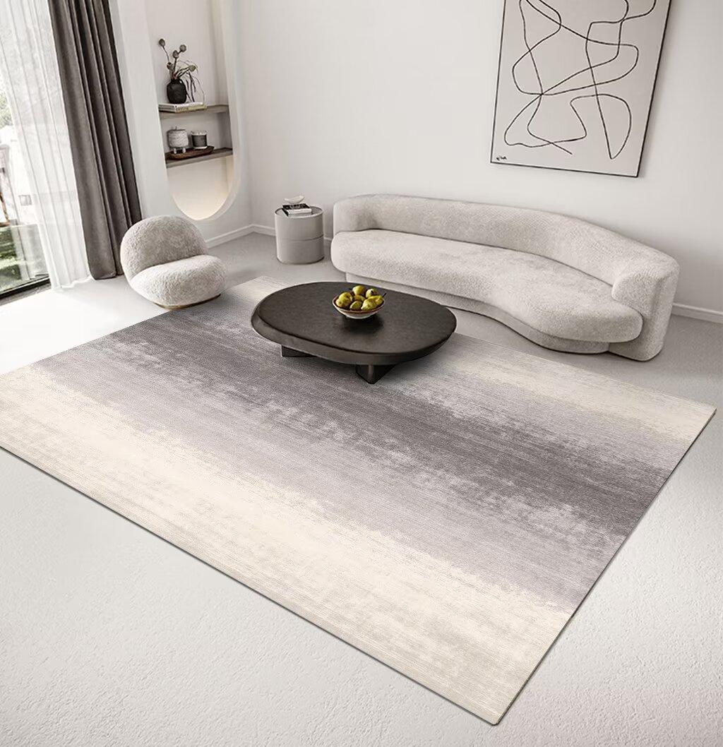 

Modern Simple Carpet Large Area Soft Lounge Rug Gray Nordic Washable Anti-slip Floor Mat for Living Room Bedroom 60*90cm