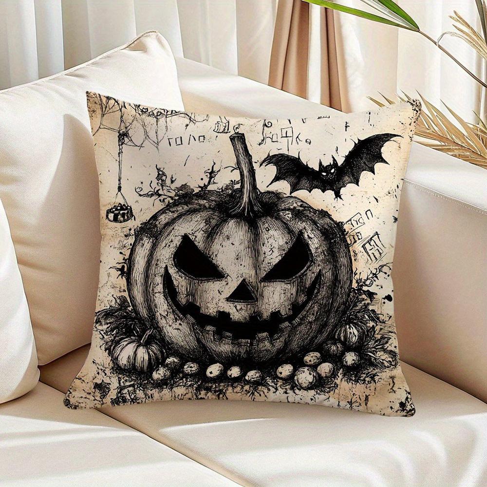 Halloween Themed Pillow Covers: Witch, Pumpkin, Haunted House & Ghost Designs Sofa cushion cover home room decoration