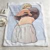 anime O-One Room TA-A Throw Warm Soft Flannel Blanket, Multi-use for Sofa Bed Camping Travel Nap