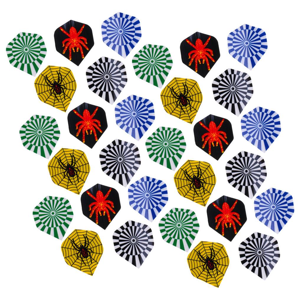 Standard Dart Flights PET Material Durable Professional Darts Accessories for Steel Tip and Soft Tip Darts Game