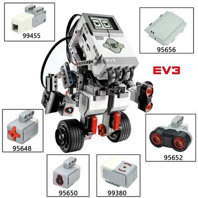 Non-Toxic Large Medium Servo Motors Building Blocks High-Tech Power Functions Series For 45544 Ev3 Color Sensor Touch Ultrasound Sensor