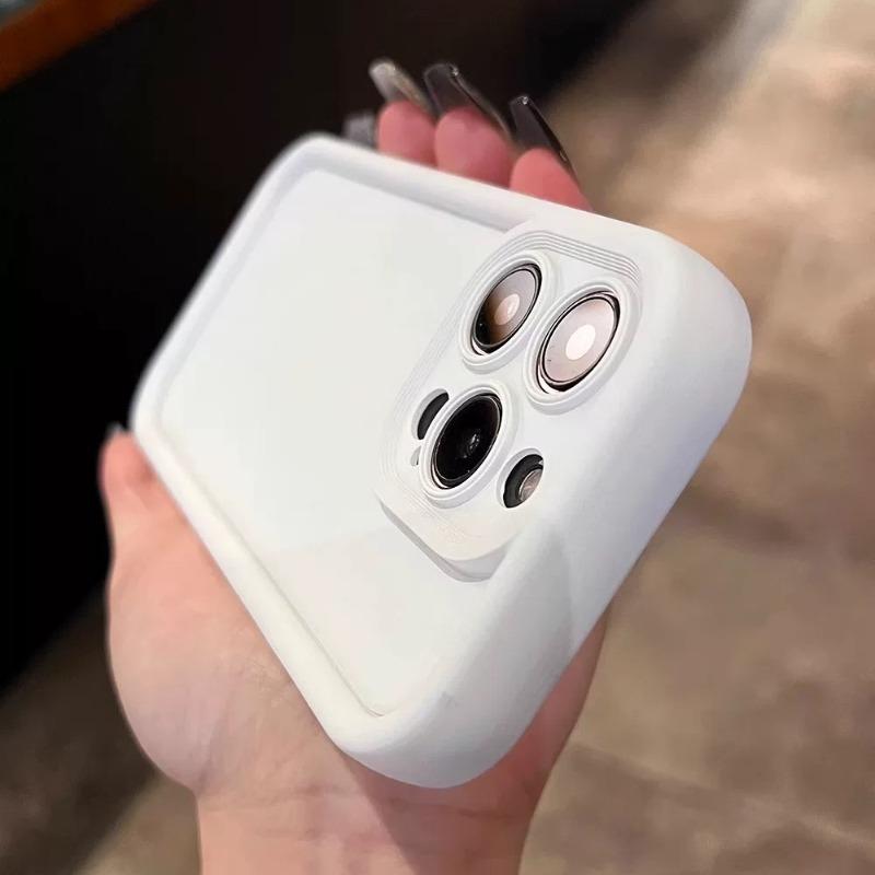 

Для iPhone 17 Air 16 15 14 13 12 Mini 11 Pro Max Plus Конфетного Цвета Чехол для Телефона Стильный Ударопрочный Мягкий Чехол Тонкий Защитный For iPhone 11Pro