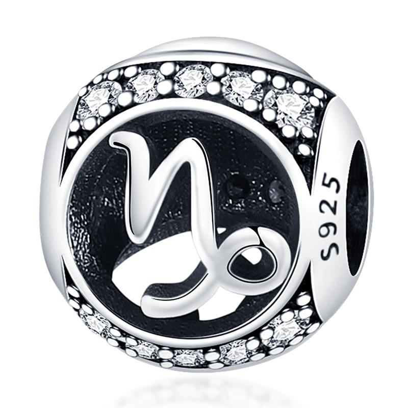 Fit Pan Copper Plate Original Bracelet Twelve Constellations Series Charm For Women Jewelry Diy Beads New Items