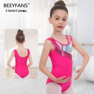 Sommer Kinder Gymnastik-, Tanz- und Ballettbekleidung: Mädchen Performance- und Trainingsoutfits