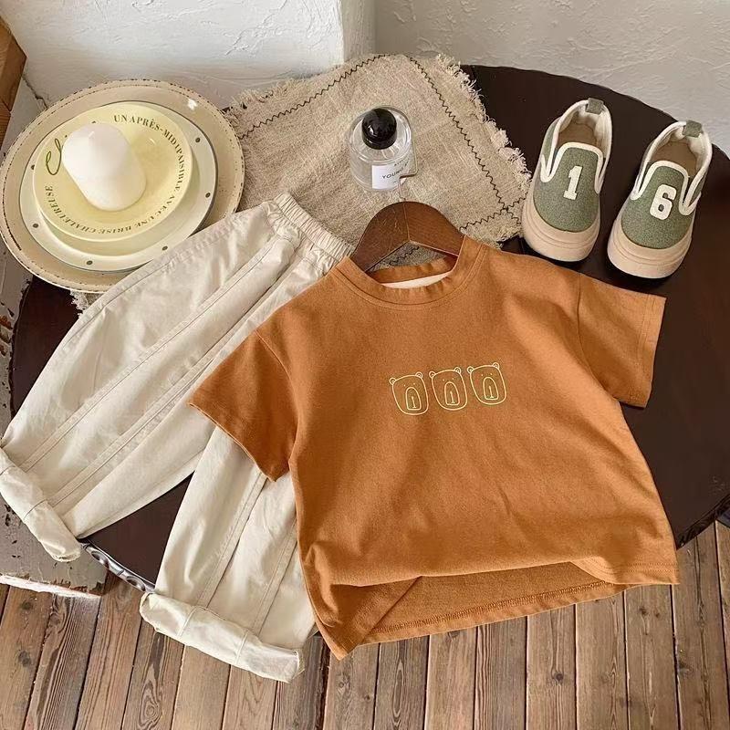 

Children s Summer Printed Short Sleeved T-shirt Cartoon Short Sleeved Top 150