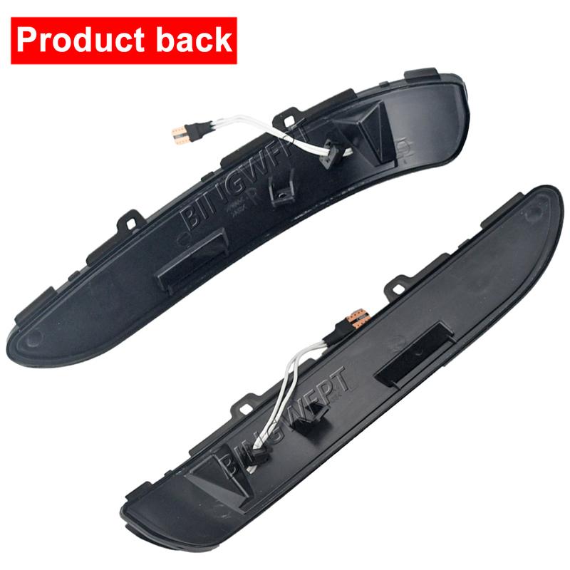 2PCS Dynamic LED Side Mirror Blinker Lights Turn Signal Lamps For Peugeot 2008 208 2013-2020 For Citroen C3 MK3 2016-2021