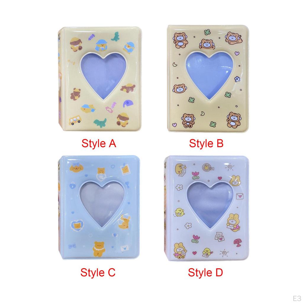 3 Inch Korean Idols Photocard Holder Book Binder, Hollow Sleeves for Photo
