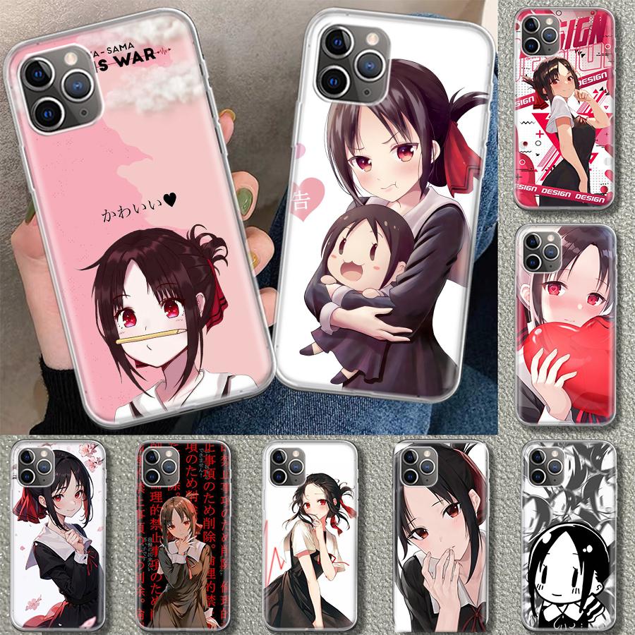Kaguya Sama Shinomiya Phone Case Cover for iPhone 11 12 13 Mini 14 15 Plus 16 Pro Max 17 Air 7 8 + SE Art Customized Fundas 11 1