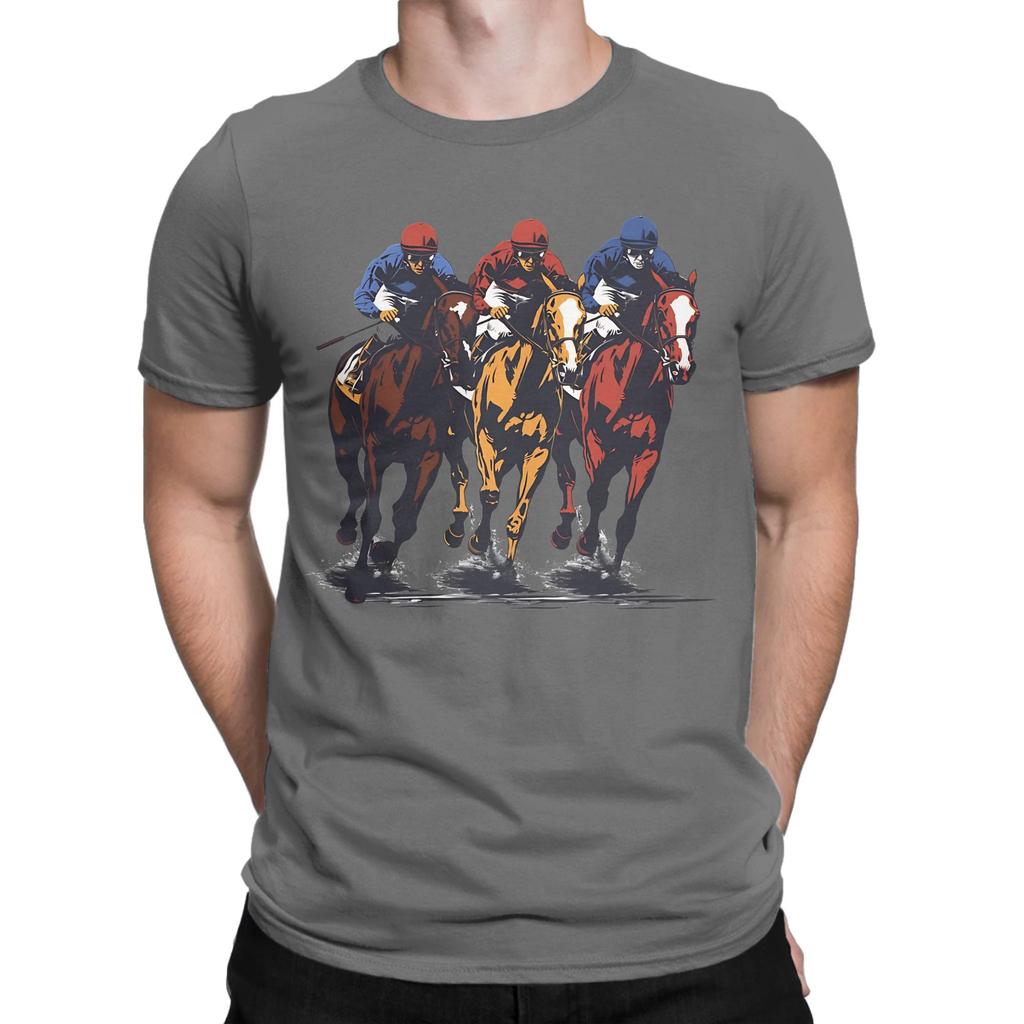 Horse Racing Classic Novelty 100 Cotton Tshirt Horse Racing Jockey Silks Tees Tops For Unisex