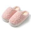 Cotton slippers female couple thickened autumn and winter indoor home home home non-slip warm confinement wool cotton shoes men