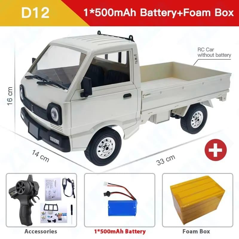 New 1:10 Full Scale Remote Control Car Simulation Drift Climbing Engineering Vehicle with LED Lights Cargo Remote Control Electric Children Boys Toys