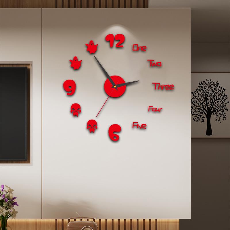 European Style Luminous Silent Wall Clock - Modern High-End Bedroom Decor Diameter 40-50CM